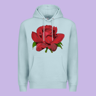 Oklahoma Rose Illustrations Premium Hoodie Designed By Lillyallendesigns