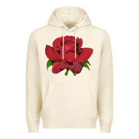 Sandshell Oklahoma Rose Illustrations Premium Hoodie - LillyAllenDesigns