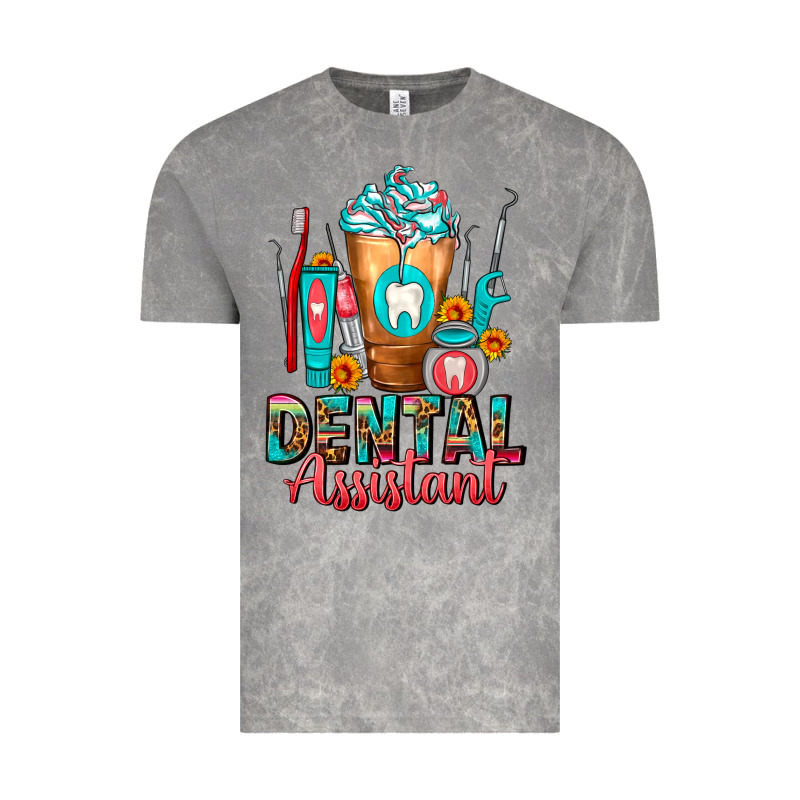 Dental Assistant Dentist Frappe Vintage Tee by FaDigitalArtStudio | Teevron