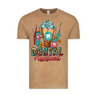 Vintage Camel Dental Assistant Dentist Frappe Vintage Tee - FaDigitalArtStudio
