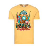 Vintage Mustard Dental Assistant Dentist Frappe Vintage Tee - FaDigitalArtStudio