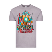 Vintage Zinc Dental Assistant Dentist Frappe Vintage Tee - FaDigitalArtStudio