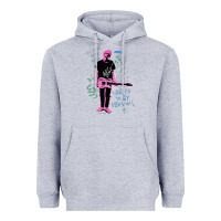 Heather Grey MGK+Thing Heavyweight Hoodie - maiPhamDesign
