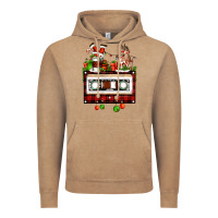 Vintage Coffee christmas cassette Vintage Hoodie - FaDigitalArtStudio