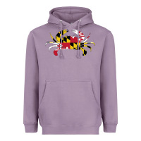 Maryland Crab State Pride Flag Heavyweight Hoodie | Teevron