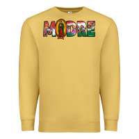 Antique Gold mexican flag our lady of guadalupe madre Premium Sweatshirt - JahusDesignShop