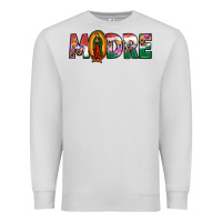 Dove Grey mexican flag our lady of guadalupe madre Premium Sweatshirt - JahusDesignShop