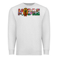 Oatmeal Heather mexican flag our lady of guadalupe madre Premium Sweatshirt - JahusDesignShop