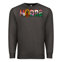 Smoke mexican flag our lady of guadalupe madre Premium Sweatshirt - JahusDesignShop