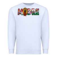 White mexican flag our lady of guadalupe madre Premium Sweatshirt - JahusDesignShop