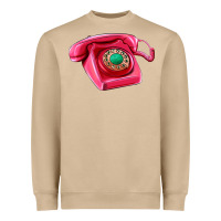 Mushroom pink telephone Heavyweight Sweatshirt - AdoDesignShop
