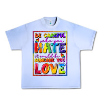 Grape Ice Be careful who you hate it could be someone you Urban Heavy Tee - FaDigitalArtStudio