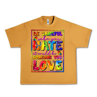 Peanut Butter Be careful who you hate it could be someone you Urban Heavy Tee - FaDigitalArtStudio