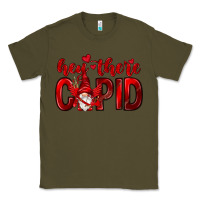 Army Green Hey there Cupid Valentine's Day Classic Tee - HowdyJamesFarm