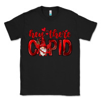 Black Hey there Cupid Valentine's Day Classic Tee - HowdyJamesFarm