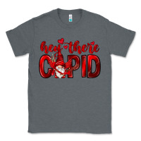 Charcoal Heather Hey there Cupid Valentine's Day Classic Tee - HowdyJamesFarm