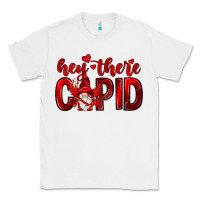 White Hey there Cupid Valentine's Day Classic Tee - HowdyJamesFarm