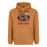 Meerkat Christmas life is better with a pittie Heavyweight Hoodie - JahusDesignShop