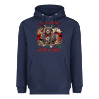 Navy Christmas life is better with a pittie Heavyweight Hoodie - JahusDesignShop