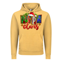 Vintage Mustard Christmas papa claus Vintage Hoodie - FaDigitalArtStudio