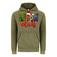 Vintage Olive Christmas papa claus Vintage Hoodie - FaDigitalArtStudio