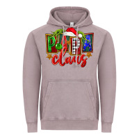 Vintage Zinc Christmas papa claus Vintage Hoodie - FaDigitalArtStudio