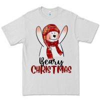 Dove Grey beary christmas Premium Tee - CowGirlArtShop