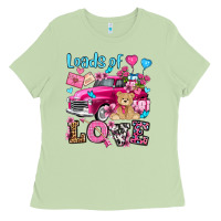 Matcha loads of love valentine's day olivia Ladies Tee - OliviaCreatesArt