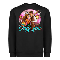 Black only you and couple with keys Heavyweight Sweatshirt - AdoDesignShop