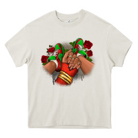 Cream Latina Mexican Heavy Core Tee - RanaPortraitStore