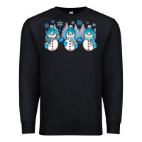 Black snowman winter Premium Sweatshirt - JahusDesignShop