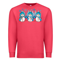 Cardinal snowman winter Premium Sweatshirt - JahusDesignShop