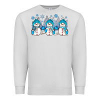 Dove Grey snowman winter Premium Sweatshirt - JahusDesignShop