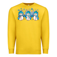 Lemon snowman winter Premium Sweatshirt - JahusDesignShop