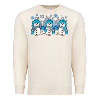 Sandshell snowman winter Premium Sweatshirt - JahusDesignShop