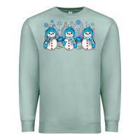 Seafoam snowman winter Premium Sweatshirt - JahusDesignShop
