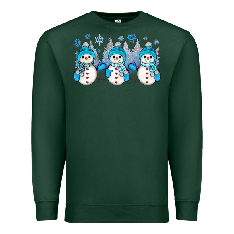 Snowman Winter Premium Sweatshirt by JahusDesignShop | Teevron