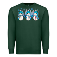 Sports Green snowman winter Premium Sweatshirt - JahusDesignShop