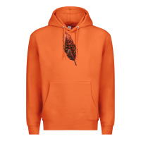 Carrot croton leaf Premium Hoodie - LillyAllenDesigns