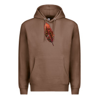 Chestnut croton leaf Premium Hoodie - LillyAllenDesigns