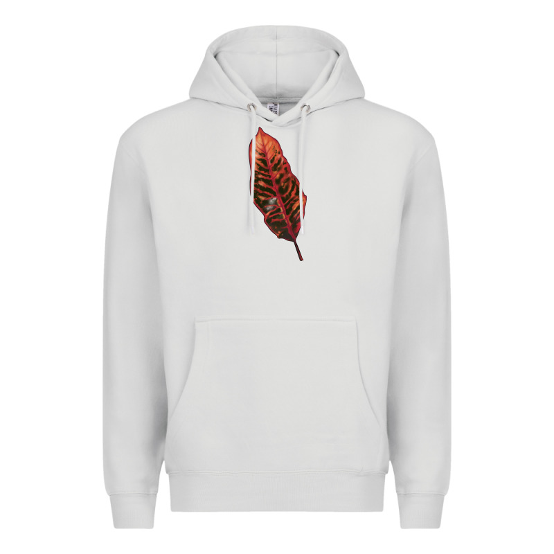 Croton Leaf Premium Hoodie by LillyAllenDesigns | Teevron