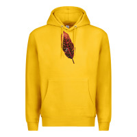 Lemon croton leaf Premium Hoodie - LillyAllenDesigns