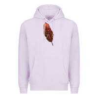 Lilac croton leaf Premium Hoodie - LillyAllenDesigns
