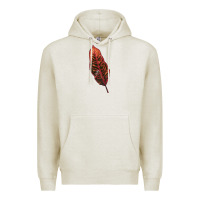 Oatmeal Heather croton leaf Premium Hoodie - LillyAllenDesigns