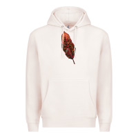 Pale Pink croton leaf Premium Hoodie - LillyAllenDesigns