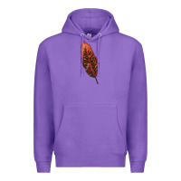 Purple croton leaf Premium Hoodie - LillyAllenDesigns