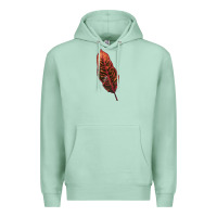 Seafoam croton leaf Premium Hoodie - LillyAllenDesigns