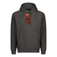 Smoke croton leaf Premium Hoodie - LillyAllenDesigns