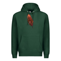 Sports Green croton leaf Premium Hoodie - LillyAllenDesigns