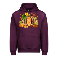 Mauve Wine Fall American Football Urban Hoodie - RanaPortraitStore